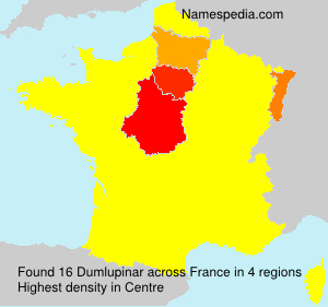 Surname Dumlupinar in France Surname Dumlupinar in France