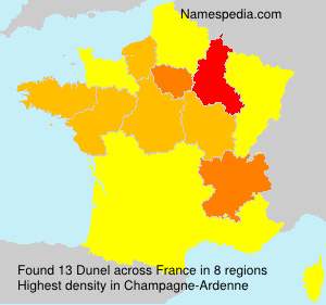 Surname Dunel in France Surname Dunel in France