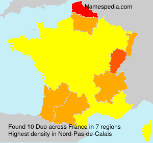 Surname Duo in France Surname Duo in France