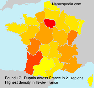 Surname Dupain in France Surname Dupain in France