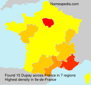 Surname Dupay in France Surname Dupay in France