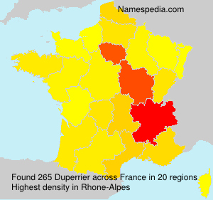 Surname Duperrier in France Surname Duperrier in France