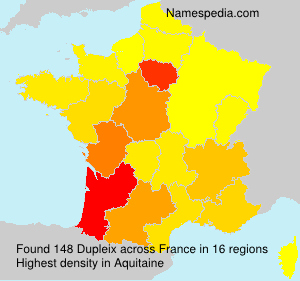 Surname Dupleix in France Surname Dupleix in France