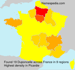 Surname Duponcelle in France Surname Duponcelle in France