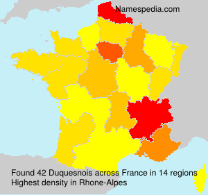 Surname Duquesnois in France Surname Duquesnois in France