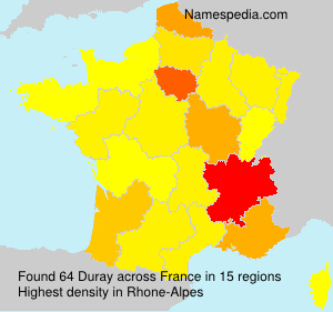 Surname Duray in France Surname Duray in France