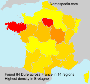 Surname Dure in France Surname Dure in France