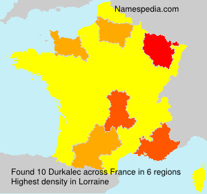 Surname Durkalec in France Surname Durkalec in France