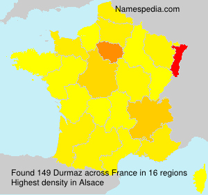 Surname Durmaz in France Surname Durmaz in France