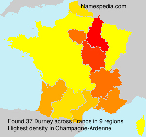 Surname Durney in France Surname Durney in France