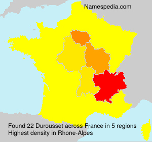 Surname Durousset in France Surname Durousset in France