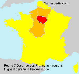 Surname Durur in France Surname Durur in France