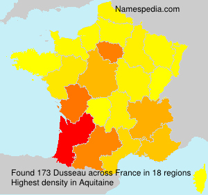 Surname Dusseau in France Surname Dusseau in France