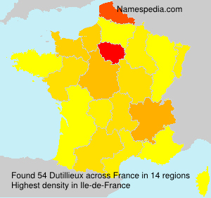 Surname Dutillieux in France Surname Dutillieux in France