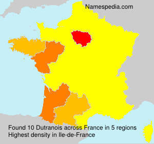 Surname Dutranois in France Surname Dutranois in France