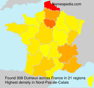 Surname Dutrieux in France Surname Dutrieux in France