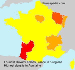 Surname Duvarci in France Surname Duvarci in France