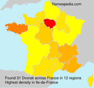 Surname Dvorak in France Surname Dvorak in France