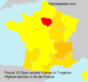 Surname Dyan in France Surname Dyan in France