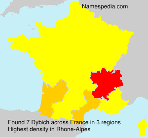 Surname Dybich in France Surname Dybich in France