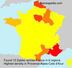 Surname Dybiec in France Surname Dybiec in France