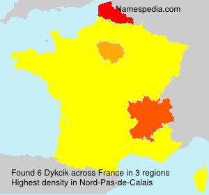 Surname Dykcik in France Surname Dykcik in France