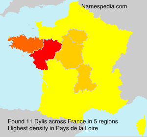 Surname Dylis in France Surname Dylis in France