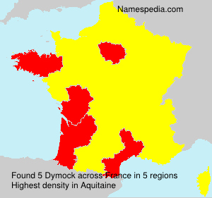 Surname Dymock in France Surname Dymock in France