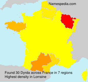 Surname Dyrda in France Surname Dyrda in France
