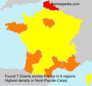 Surname Dzierla in France Surname Dzierla in France