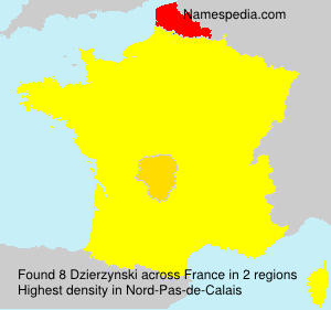 Surname Dzierzynski in France Surname Dzierzynski in France