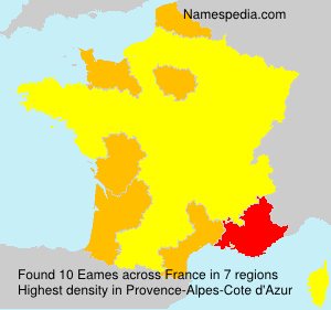 Surname Eames in France Surname Eames in France