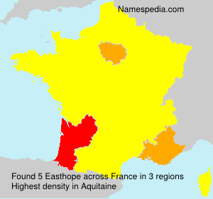 Surname Easthope in France Surname Easthope in France