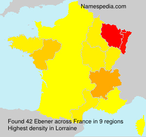 Surname Ebener in France Surname Ebener in France