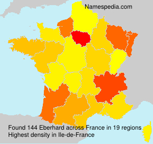 Surname Eberhard in France Surname Eberhard in France