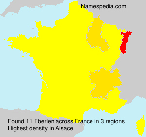Surname Eberlen in France Surname Eberlen in France