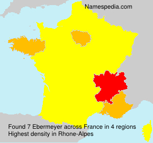 Surname Ebermeyer in France Surname Ebermeyer in France