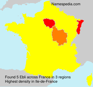 Surname Ebli in France Surname Ebli in France