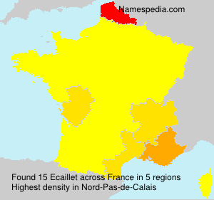 Surname Ecaillet in France Surname Ecaillet in France