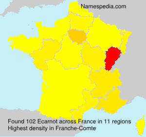 Surname Ecarnot in France Surname Ecarnot in France