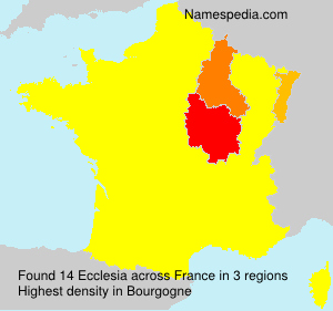 Surname Ecclesia in France Surname Ecclesia in France