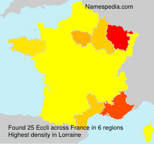 Surname Eccli in France Surname Eccli in France