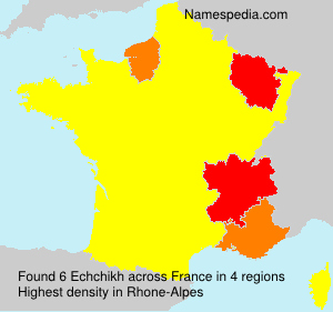 Surname Echchikh in France Surname Echchikh in France