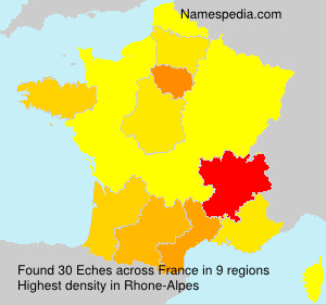 Surname Eches in France Surname Eches in France