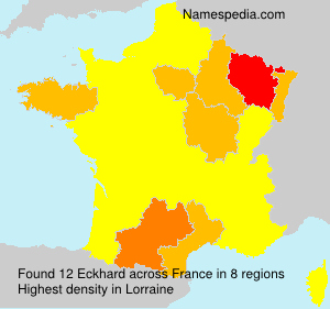 Surname Eckhard in France Surname Eckhard in France