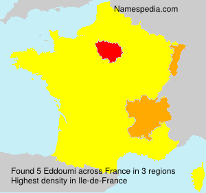 Surname Eddoumi in France Surname Eddoumi in France