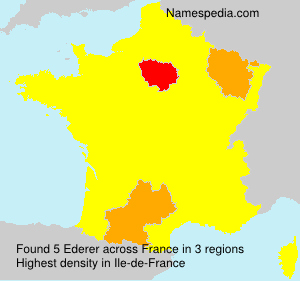 Surname Ederer in France Surname Ederer in France