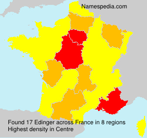 Surname Edinger in France Surname Edinger in France