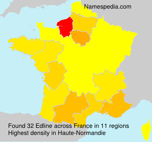 Surname Edline in France Surname Edline in France