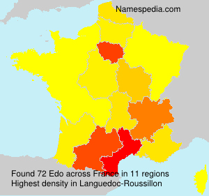 Surname Edo in France Surname Edo in France